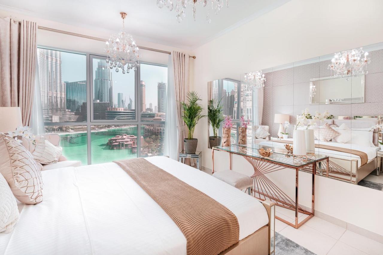 Elite Royal Apartment - Full Burj Khalifa & Fountain View - Brilliant - 2 Bedrooms & 1 Open Bedroom Without Partition Дубай Екстер'єр фото