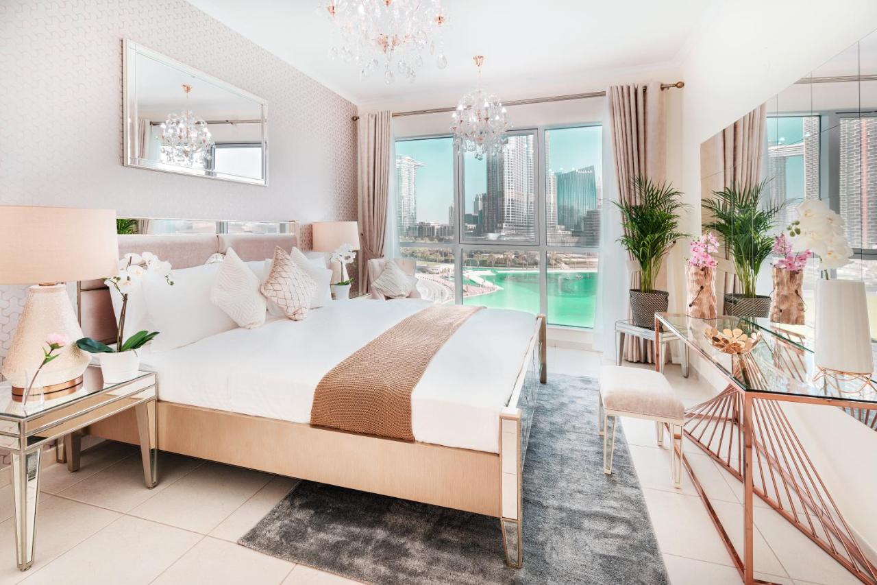 Elite Royal Apartment - Full Burj Khalifa & Fountain View - Brilliant - 2 Bedrooms & 1 Open Bedroom Without Partition Дубай Екстер'єр фото